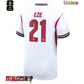 Inghilterra Eberechi Eze #21 Prima Maglia Mondiali 2026 Manica Corta